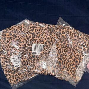 Leopard Print VS no show brief